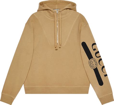 gucci tan hoodie